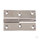 2 x Marine Boat Detachable Hinge Marine Boat Hardware Heavy Duty Hinge 7.5cm