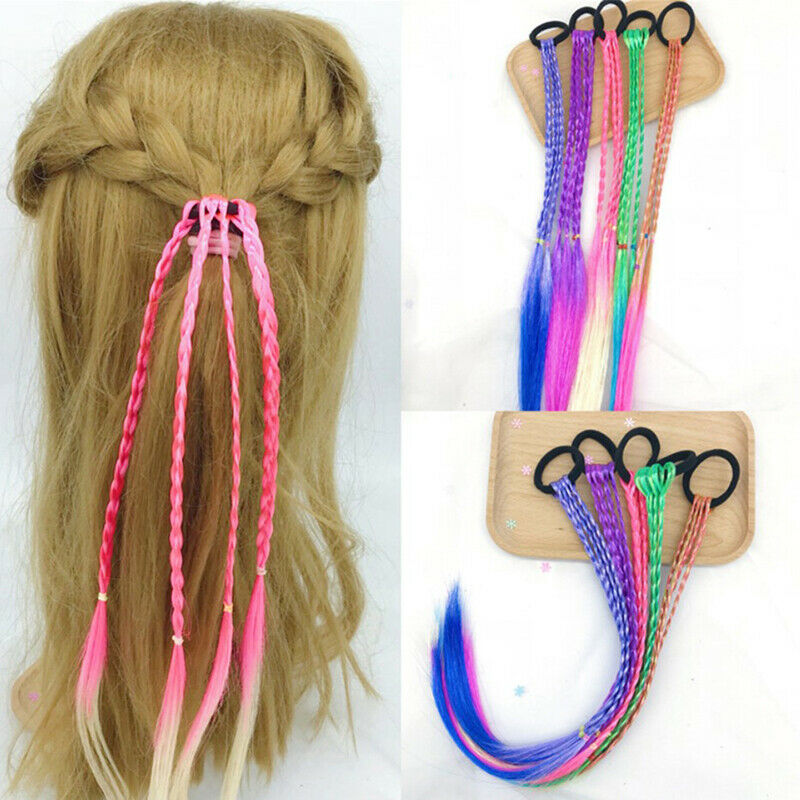 2pcs Headband Girls Twist Braid Rope Simple Rubber Band Hair Accessories Ho3 Bj