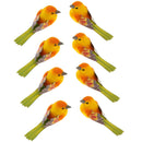 8pcs Artificial Foam Feather Birds DIY Crafts Ornament Home Garden Decor