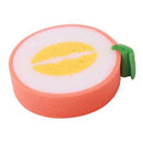 4 Pcs Creative Kitchen Fruit Sponge Scrub Dishcloth Decontamination Dishwas