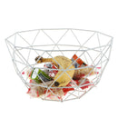 Kitchen Table Desk Super Large Open Deep Bowl for Food Fruit Snack White-L