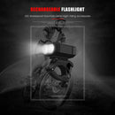 Waterproof Bicycle Lights USB Charging Cycling Flashlight  Bike Front Lamp