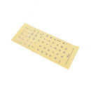 Russian Transparent Keyboard Stickers Letters for Laptop Notebook Computer PC ES