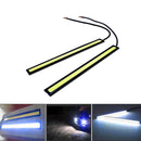 12pcs Blue Car LED Strip Turn Signal Switchback Indicator Daytime Running QSC