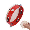 7" Musical Tambourine Tamborine Drum Round Percussion Gift for KTV Party  3CAU