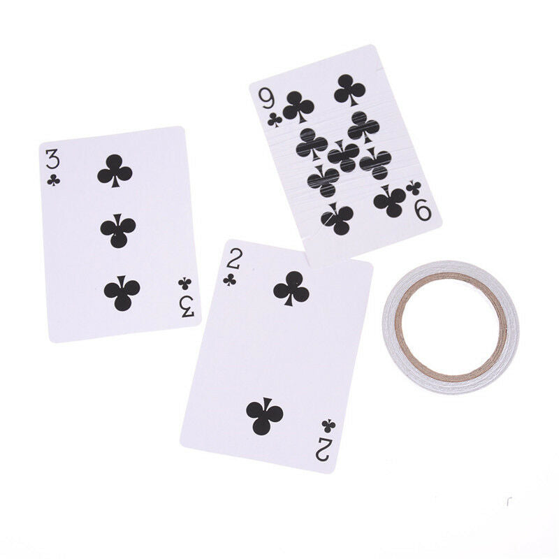Floating Poker Card Hummingbird UFO Cards Stage Street Close-Up Magic Tricks  Z