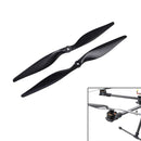 2pcs 1 Pair 1365 13X6.5 Black Carbon fiber Propeller CW/CCW Props for QuadCoptor