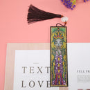 DIY Special Shaped Diamond Painting Creative Leather Tassel Bookmark Crafts