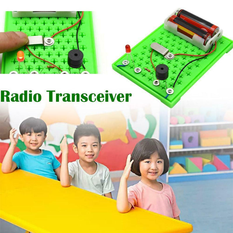 Children Electric Radio Transceiver DIY Assembly Science Experiment Toys