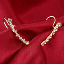 5X(1 pair of new four-prong stud earrings earrings jewelry fashion jewelry N6X6)