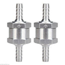 2pcs 6MM Non-Return One Way 1/4 Inch Air Fuel Oil Check Valve crude oil eng R5Q3