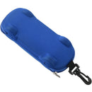 Blue Car Shape Eyeglasses Eye Glasses Sunglasses Case with Zipper R7I3