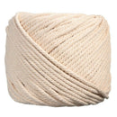 1Pcs Durable 4Mmx100 Meters Natural Beige White Macrame Cotton Twisted Cord