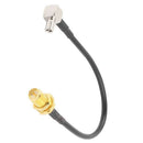 TS9 Male to RP-SMA-KY Female RG174 Coaxial Cable Pigtail 15cm