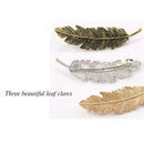 3Pcs Elegant Hair Barrettes Accessories for Lady Feather Design Women Girls
