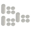 60 Pcs Round Blank Drop Stamping Charms Pendants Jewelry Findings 6/15/20mm