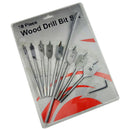 10x Wood Drill Bit Set Flat Spade Hex Shank High-carbon Steel Woodworkin RFX