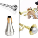 3 Pack Trumpet Mouthpiece (3C 5C 7C) with Trumpet Mute for Replacement Musi