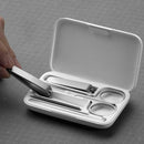 Men Women Manicure Pedicure Set Finger Toe Nail Clippers Scissors Grooming Kits