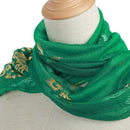 Women Wrap Soft Long Scarf Ladies Shawl Chiffon Scarves Flower Pattern 160x