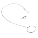 2 Pcs Parrot Foot Chain Stainless Steel Birds Anklet Ring for Pigeon Dove Chicks