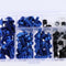 158 Pcs Motorcycle Metal Complete Fairing Bolt Kit Fastener Clips Screws -Blue