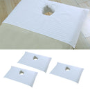 3x Cotton Spa Half Massage Table Cover Beauty Bed Face