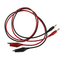 New 3ft Red Alligator Clip to Banana Plug Probe Cable Test Lead 90cm