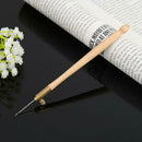 Embroidery Crochet Hook Wooden Handle French Crochet Sewing Needles Craft AU