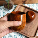 180ml Primitive Handmade Natural Spruce Wooden Cup Green Tea Cup Home Decor