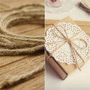 Top 33M Christmas Hemp Rope Cord Marline for Wedding Favors Candy Boxes DIY D BX