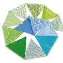 12 Flags 3.2m Pastoral  Cotton Party Wedding Pennant Bunting Banner Decor