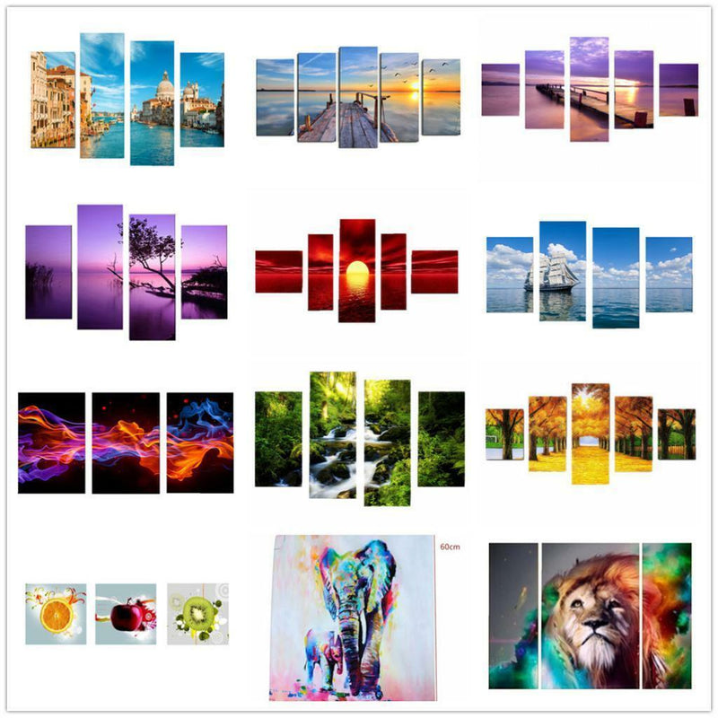 Home Decor Wall Artwork Painting on Canvas Picture Lion Animal No Frame