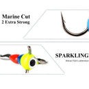 5Pcs/Set High-Carbon Steel Three-Jaw Hook 12 Fishing Hooks Winter Ice Fishi F3U3