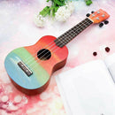 Ukulele Hand-Painted Combo 21 Ukulele Black Soprano 4 Strings Uke Bass Stri
