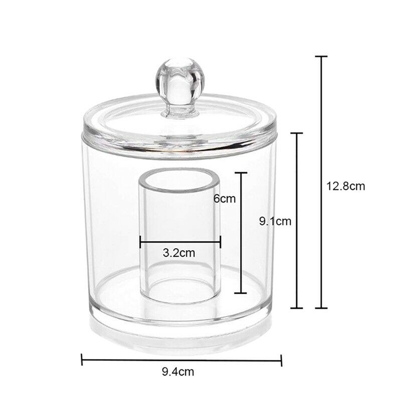 Makeup Organizer Bathroom Storage Multifunction Organizer Cotton Balls And  Q6N4