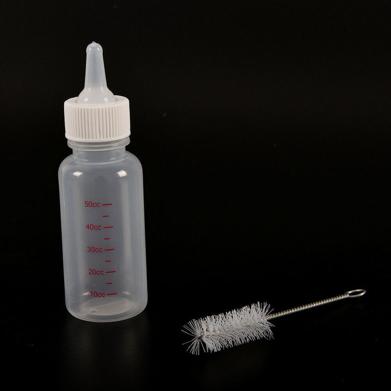 Pet Small Dog Puppy Cat Kitten Rabbit Care Milk Nursing Feeding Bottle Xmas FT