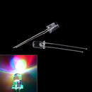 100x 5mm round colorful flash slow alternation super bright lamp emitting  OZ