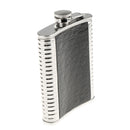 8oz Stainless Steel Leather Liquor Vodka Alcohol