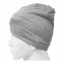 Men Women Beanie Solid Color Hip-hop Slouch Unisex Knitted Cap Hat Light Gr
