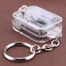 Pocket Mechanical Metal Music Box Clockwork Keychain Keyring Key Ring Gift Decor