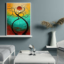 5D DIY Full Drill Diamond Painting Moon Tree Cross Stitch Embroidery Craft A
