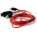 1pcs 2M HDMI Cable For Micro USB to HDMI V3J0 Adapter Converter
