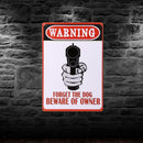 20x30cm Retro Metal Tin Sign Plaque WARNING Poster Tavern Bar Man Cave Decor