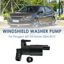 Twin Outlet Windshield Washer Pump for Peugeot 106 308 407 BERLINGO 93160293