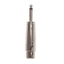 Female XLR to Male 1/4" (6.35mm) TRS Stereo Plug Audio Adapters
