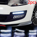 Universal 8 LED Car Light DRL Fog Daylight Driving Daytime Runing White Lamp â„–[
