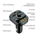 Bluetooth Car Wireless Adapter FM Transmitter MP3 Radio x1 Charger 2 Car S6Q3
