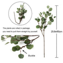 2X Artificial Plants Eucalyptus Leaves Silk Greenery Plants Wedding Party TWP