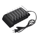 Multi Port Fast Charging USB Phone Charger Station Dock Stand AU Plug Black